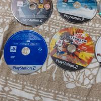 Sette cd PlayStation 2