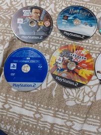 Sette cd PlayStation 2
