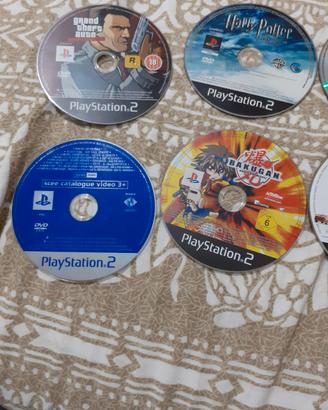 Sette cd PlayStation 2
