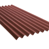 Set 6 pezzi 20 € Onduline  200x85 cm rosso