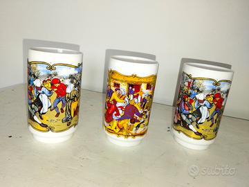 set 3 boccali birra 