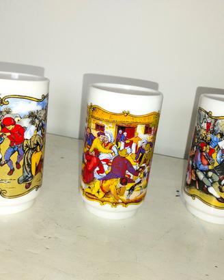set 3 boccali birra 