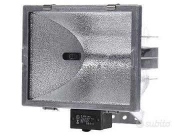 4 fari alogeni 1000w con lampade