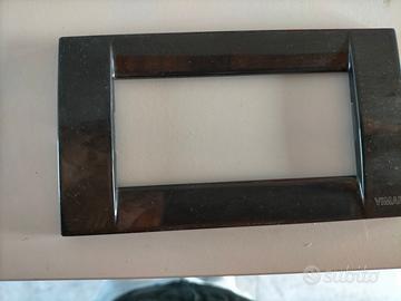 Placche Vimar Idea 4p 16734 nero metallo