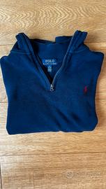 Maglione Polo Ralph Lauren Mezza zip Blu scuro