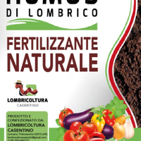 15kg humus di lombrico fertilizzante naturale