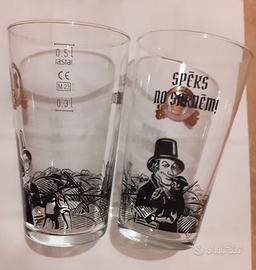 Bicchieri birra PIEBALGA da Riga, LETTONIA e altri