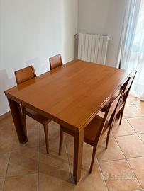 Tavolo cucina/sala + 4 sedie
