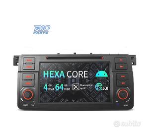 RADIO GPS ANDROID 14 BMW E46 4GB DI RAM 64GB DI RO
