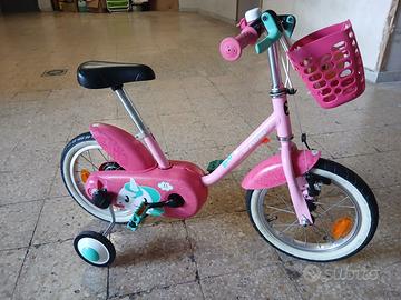 Bici da bambina B-TWIN 14 pollici