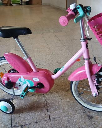 Bici da bambina B-TWIN 14 pollici
