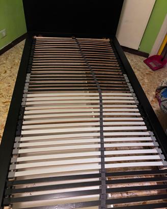 Struttura letto singolo IIkea Malm nero