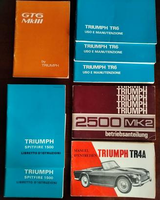 Libretti uso e manutenzione Triumph