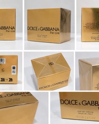 DOLCE & GABBANA The One EDP 75ml NUOVO Sigillato 