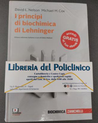 LEHNINGER - I PRINCIPI DI BIOCHIMICA 8 ED 
