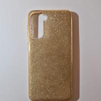 Cover Samsung S21 Plus Oro brillantinata