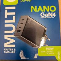 Alimentatore Cellular Line 100W Nano Gan