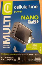 Alimentatore Cellular Line 100W Nano Gan