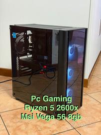 Pc Gamin Ryzen 5 2600x | msi vega 56 | 16gb ram