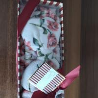 Fascia per capelli +asciugamano viso Camomilla