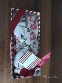 Fascia per capelli +asciugamano viso Camomilla