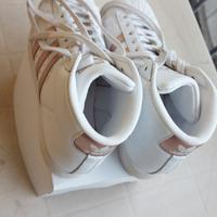 Scarpe Adidas  pro Model Bianche e bronzo N. 40