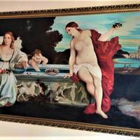 QUADRO DA 2,50 x 1,40 AMORE SACRO E PROFANO