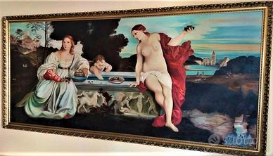 QUADRO DA 2,50 x 1,40 AMORE SACRO E PROFANO