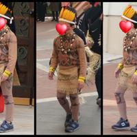 Maschera Carnevale indiano bambino  5-7 anni 13eur