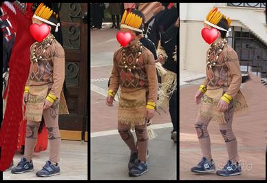 Maschera Carnevale indiano bambino  5-7 anni 13eur