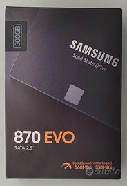 Disco SSD Samsung 870 EVO da 500Gb