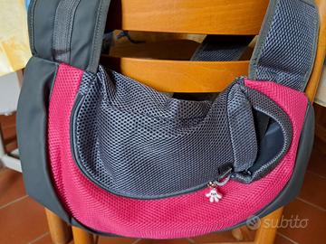 marsupio per cagnolino fino 5 kg