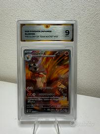 Blaziken set team rocket gradato da global grading