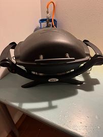 Weber q1000 gas + kit adattatore weber