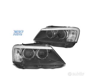 FARI BMW X3 F25 10-14 ANGEL EYES LED NERO