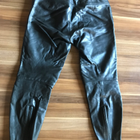 Pantaloni moto in pellle