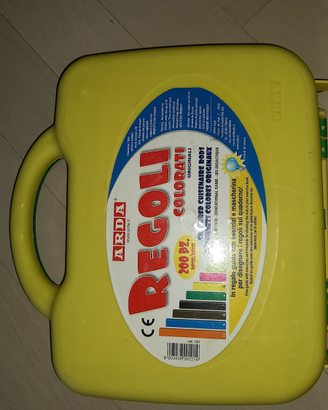 200 Regoli colorati in comoda valigetta