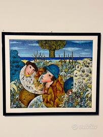 Raimondo  Cardelli olio su tela cm 50x60