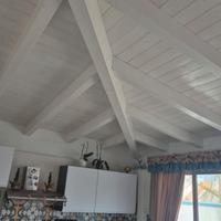 Tetto in legno lamellare