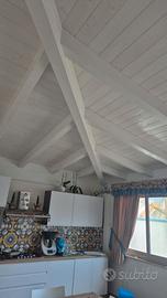 Tetto in legno lamellare