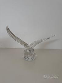 Aquila Vetro Murano alata Licio Zanetti Originale