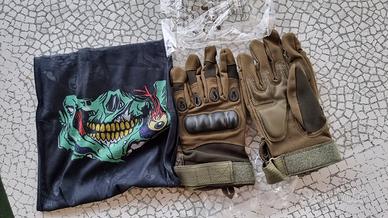 NUOVI guanti da moto + bandana omaggio