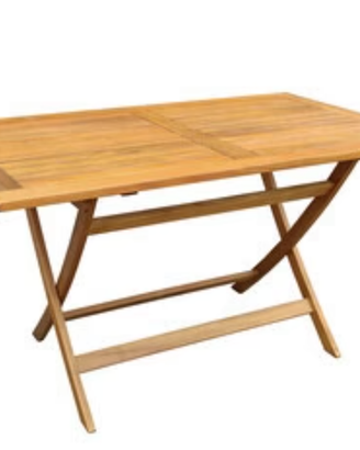 Tavolo in Legno Pieghevole 140x80xH72cm Gelso