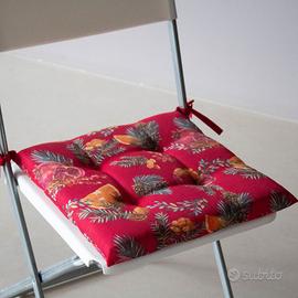 cuscino per sedia trapuntato