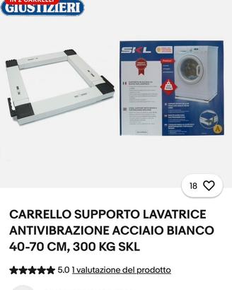 Supporto per lavatrice