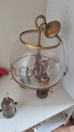 lampadario rustico per taverna