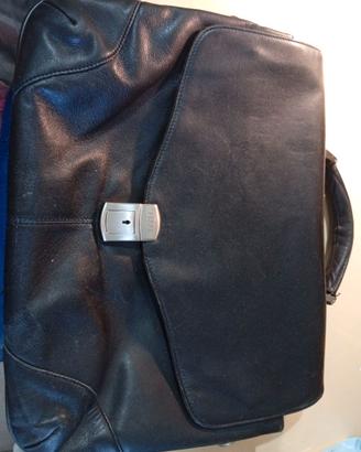 Borsa Cartella vera pelle Ferrè con porta Pc