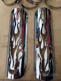 paracalore scarichi marmitte moto custom 