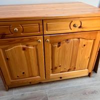 Mobile Credenza in legno massiccio di pino