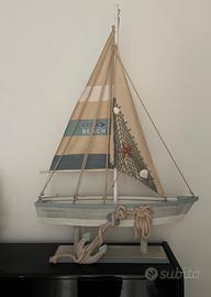 Splendida Barca a Vela Portaconfetti – Decorazione